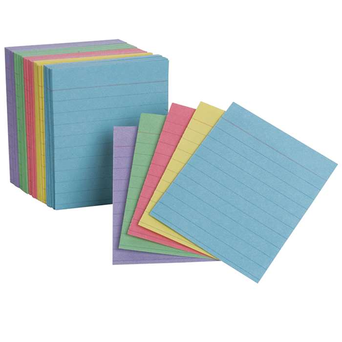 Oxfords Mini Index Cards Assorted Ruled By Esselte