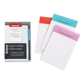 Asst Colors Index Card Page Marker, ESS334301M