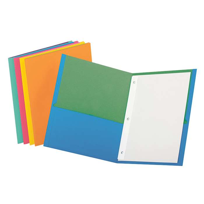 Oxford Twisted Twin Pocket Folders Assorted With Fasteners By Esselte