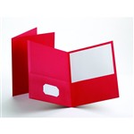 Twin Pocket Portfolios 25-Box Red Red, ESS57511