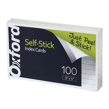 100Pk Whte Selfstick 3X5 Index Card, ESS61100