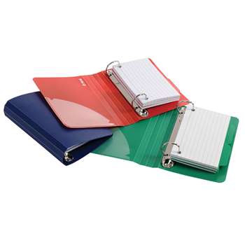 Oxford Poly Index Card Binder Assorted By Esselte