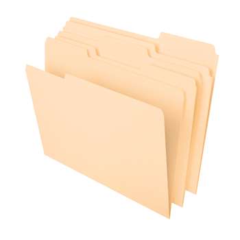 File Folders Letter 1/3 Cut Tab 100 Ct By Esselte