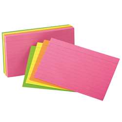 Oxford Glow Index Cards 4 X 6 By Esselte