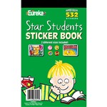 Sticker Book Star Students 532/Pk By Eureka