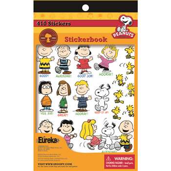 Peanuts Sticker Books By Eureka