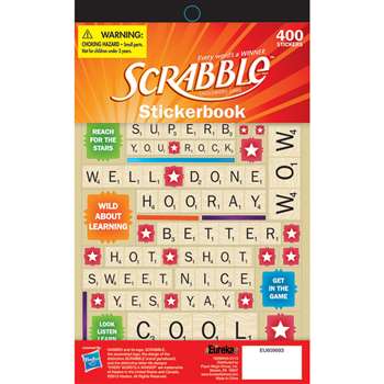 Scrabble Stickerbook By Eureka