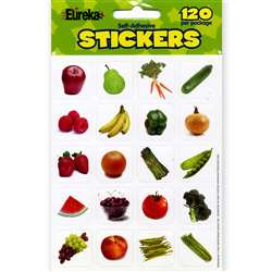 Fruits And Vegetables Photos Theme Stickers By Eureka