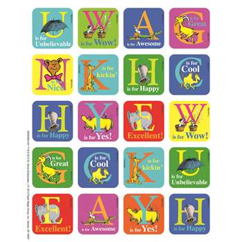 Shop Dr Seuss Abc Theme Stickers - Eu-655056 By Eureka