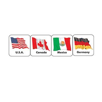 Stickers World Flags By Eureka