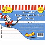 Dr Seuss Hat To Feet 300Sht Handwriting Practice Paper By Eureka