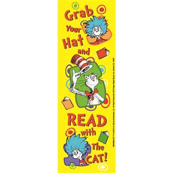 Shop Dr Seuss Grab Your Hat Bookmarks - Eu-834206 By Eureka