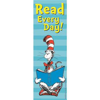 Cat In The Hat Read Every Day. Bookmarks By Eureka