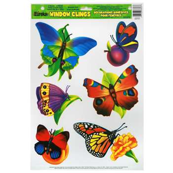 Window Cling Butterflies 12 X 17 By Eureka