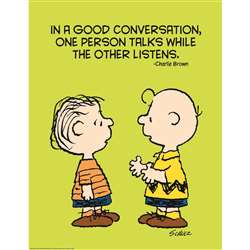 Shop Peanuts Talk And Listen 17X22 Poster - Eu-837023 By Eureka