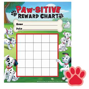 Shop 101 Dalmatians Paw-Sitive Mini Reward Chart Plus Stickers - Eu-837037 By Eureka