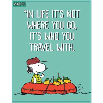 Peanuts Who You Travel With Poster, EU-837244
