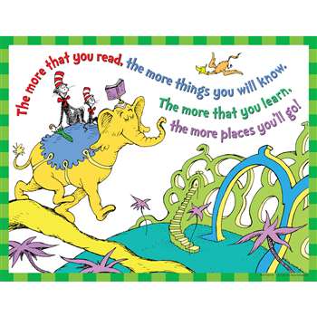 Dr Seuss The More You Read 17 X 22 Posters By Eureka