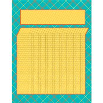 Plaid Attitude Grid Chart 17X22, EU-837436