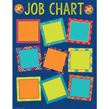 Plaid Attitude Job Chart 17X22, EU-837437