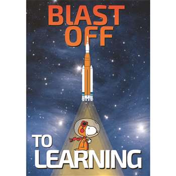 Snoopy Nasa Blast Off To Learning Poster, EU-837526