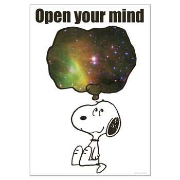 Snoopy Nasa Open Your Mind Poster, EU-837528