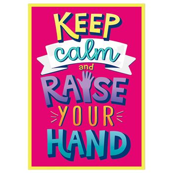 Raise Your Hand Poster, EU-837543