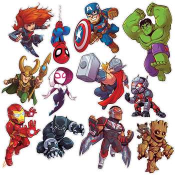 Marvel Super Hero Adventure 2Sided Decor Kits, EU-840222