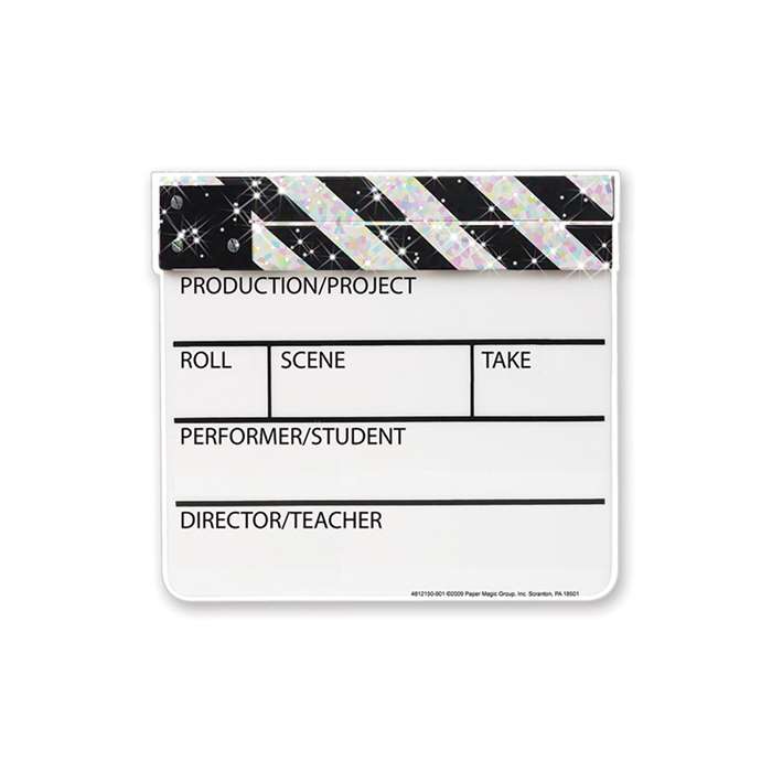 Cut Outs Sparkle Clapboard By Eureka