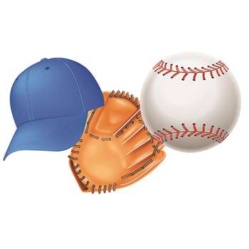 Baseball Assorted Cut Outs By Eureka