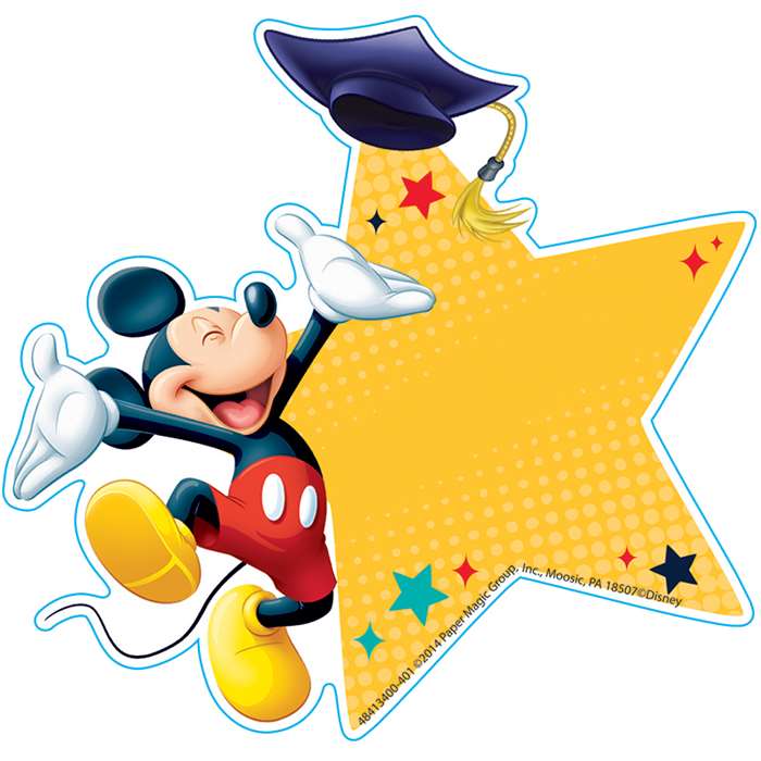 Mickey Graduation Paper Cut Outs, EU-841340
