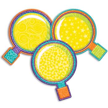 Magnifying Glass Asrt Paper Cutouts Color My World, EU-841354