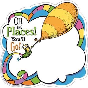 Dr Seuss Oh The Places Paper Cut Outs, EU-841541