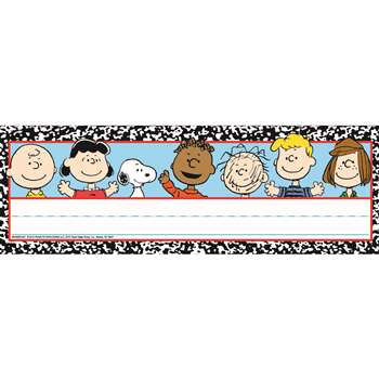 Shop Peanuts Composition Tented Name Plates - Eu-843505 By Eureka