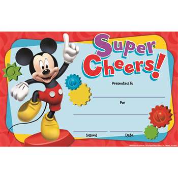 Shop Mickey Mouse Clubhouse Super Cheers Recognition Awards - Eu-844002 By Eureka