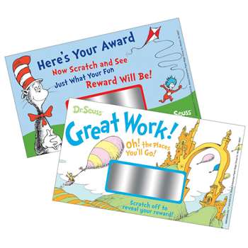 Dr Seuss Scratch Off Rewards By Eureka