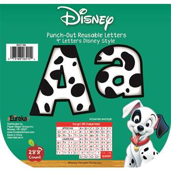 Shop 101 Dalmatians Spots Deco Letters - Eu-845196 By Eureka