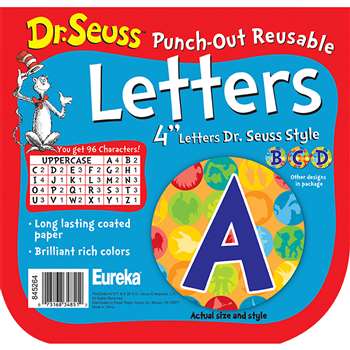 Dr Seuss Spot On Seuss Deco Letters, EU-845264