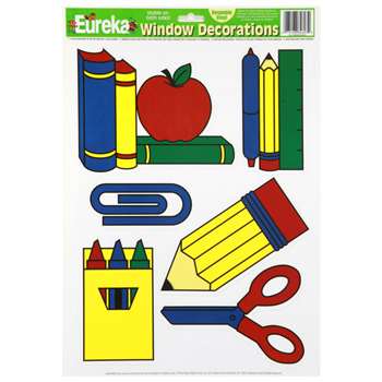 Window Cling School Tools 12 X 17 By Eureka