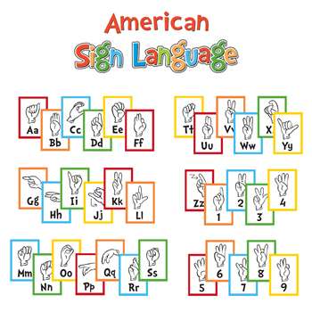 Dr Seuss Sign Language Alphabet Mni Bulletin Board, EU-847056