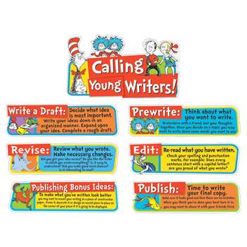 Dr Seuss Writing Tips Mini Bulletin Board Set, EU-847060