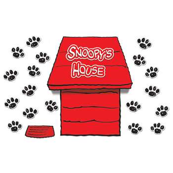 Giant Peanuts Dimensional Dog House Bulletin Board Set By Eureka