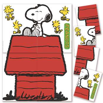 Giant Character Snoopy & Dog House Bulletin Board Set By Eureka