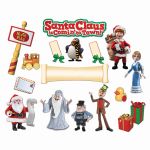 Santa Comin To Town Mini Bulletin Board Set, EU-847621