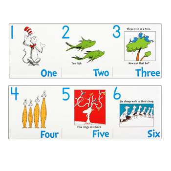 Dr Seuss Numbers 1-20 Bulletin Board Set By Eureka