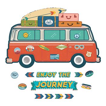 Adventurer Enjoy Journey Van Bulletin Board Set, EU-847804