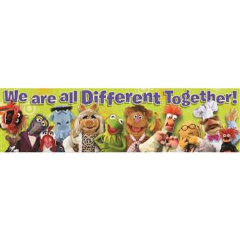 Shop Muppets All Different Classroom Banner - Eu-849003 By Eureka