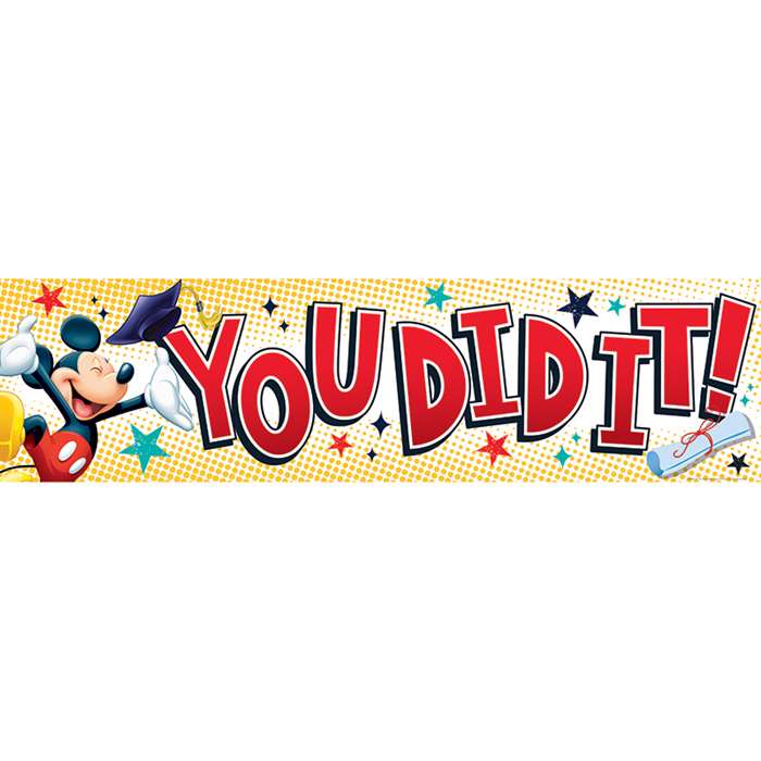 Mickey Graduation Classroom Banner, EU-849035