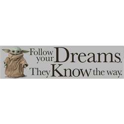 Mandalorian Follow Dreams Banner, EU-849943