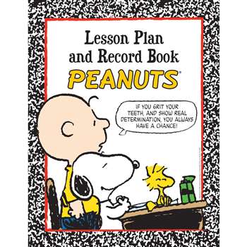 Peanuts Lesson Plan And Record Book By Eureka